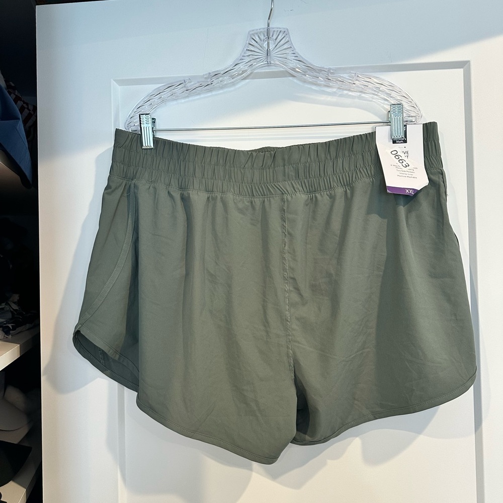 Women’s Olive Green Athletic Shorts